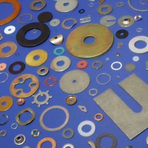 .400 x .173 x .020 1/4 Hard Brass Terminal Cup Washer .045 Free Ht.; .230 Opening